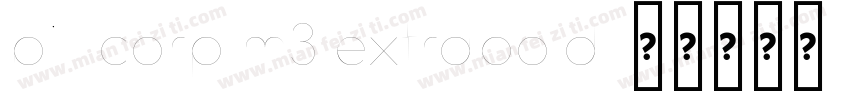 bill corp m3 extrabold字体转换